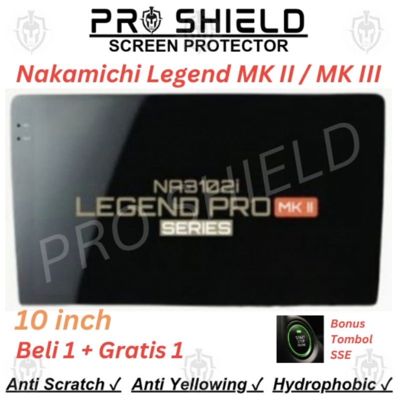 Anti gores head unit nakamichi legend pro mk2 / mk3 - 10 inch
