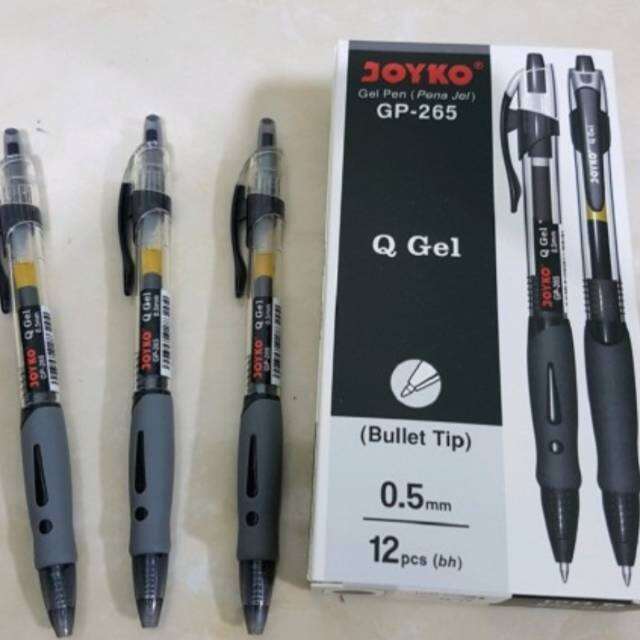 

BOLPOINT GEL JOYKO ,BOLPOINT GEL GP-265. ISI 1 PAK 12 PCS