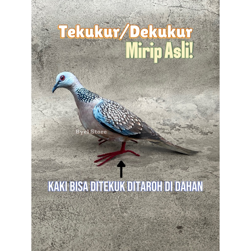 Patung Burung Tekukur Dekukur / Burung Balam