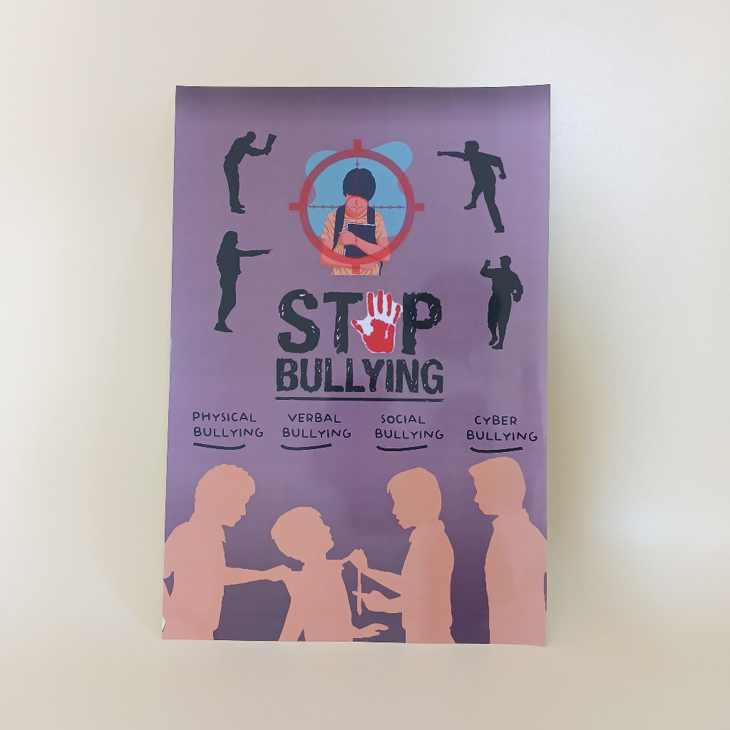 Poster Stop Bullying - Poster Hindari Segala Bentuk Bullying - Poster Bullying