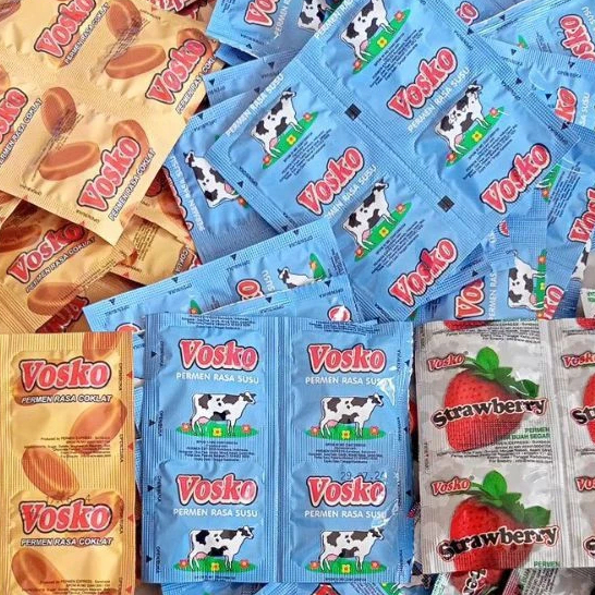 

permen vosko susu 1 pk isi 20 lembar 40 pcs