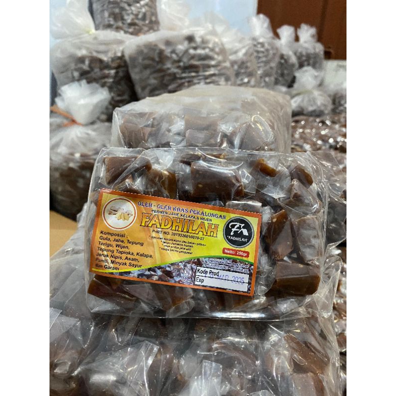 

permen jahe kelapa wijen FADHILAH Pekalongan 250gr