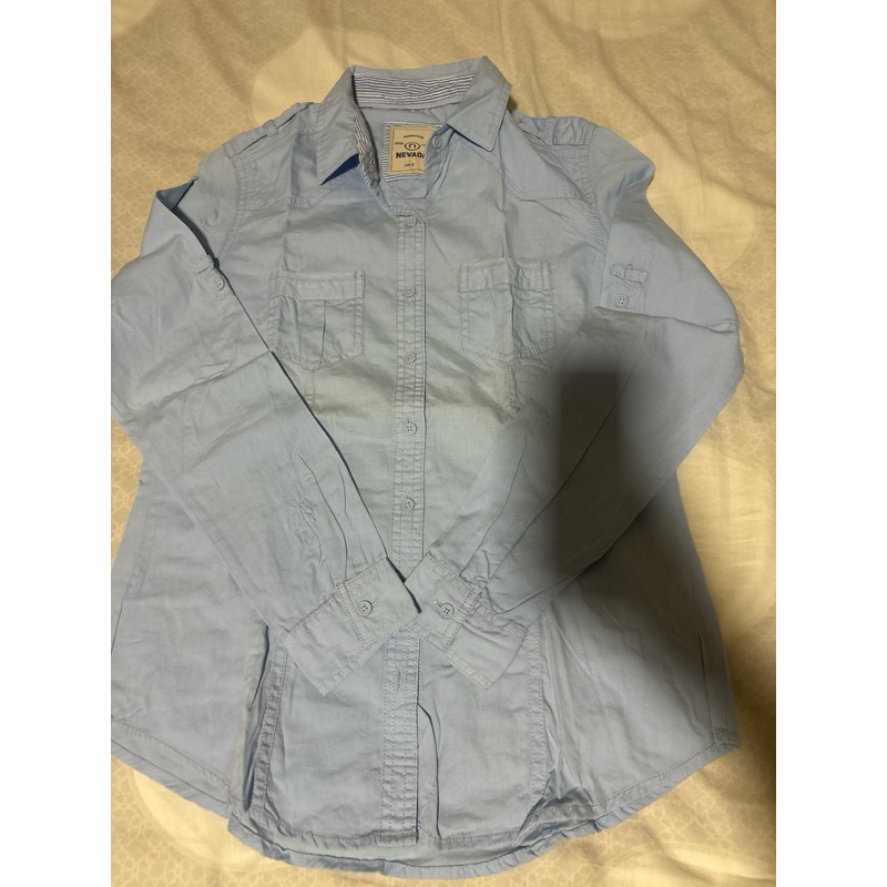 kemeja biru soft Nevada preloved