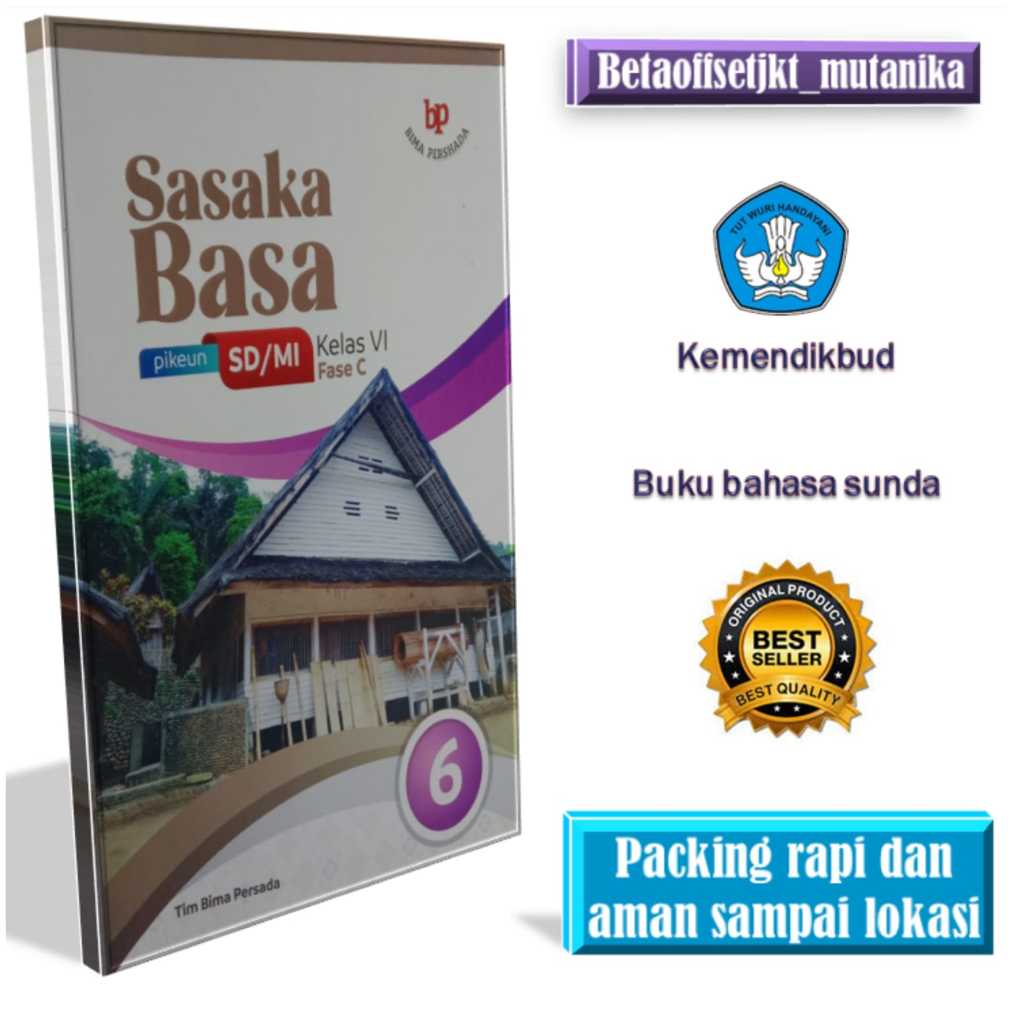 Buku bahasa sunda kelas 6 sd sasaka basa kurikulum merdeka