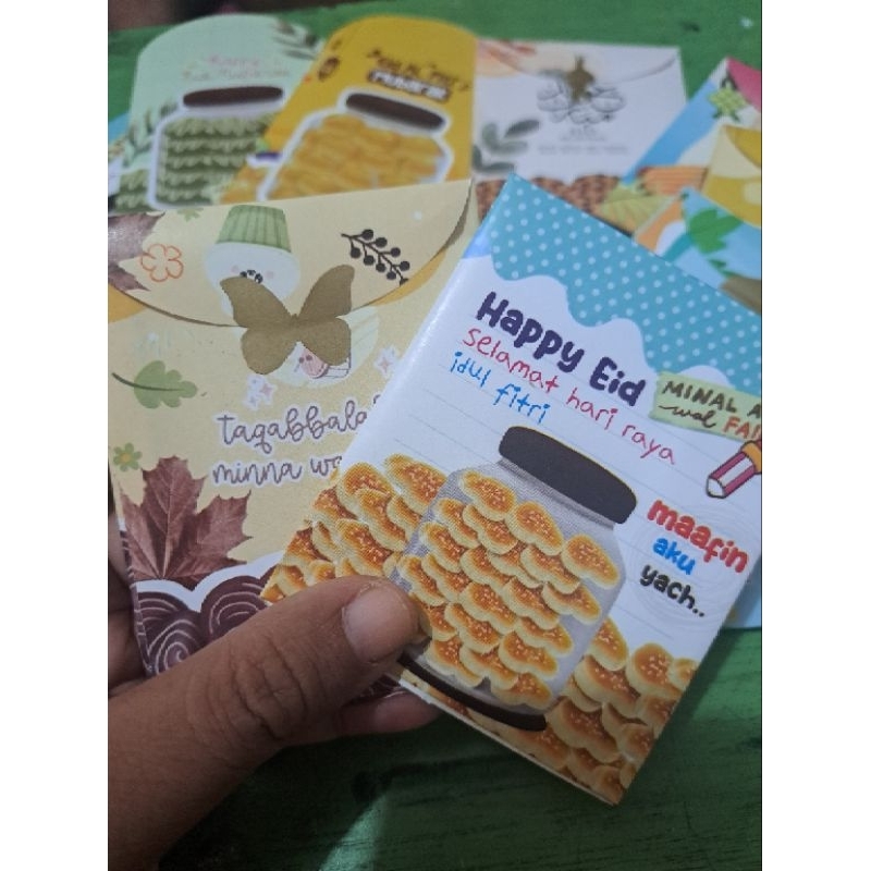 

[Gratis Segel] Amplop Lebaran 2025 Edisi Kue Lebaran isi 10 pcs