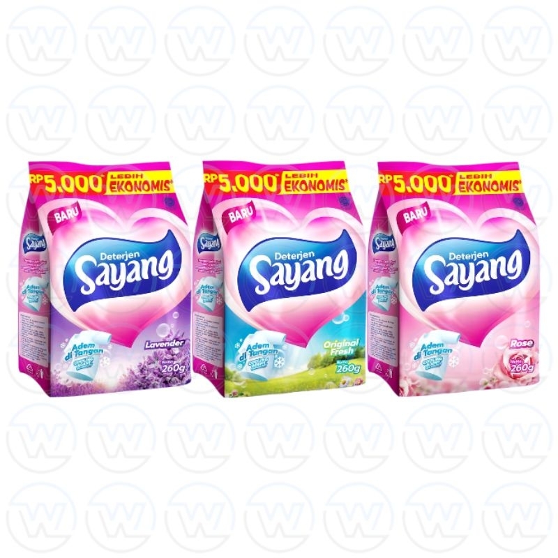 Sayang Deterjen Bubuk 220gr [Eceran Rp5.000]