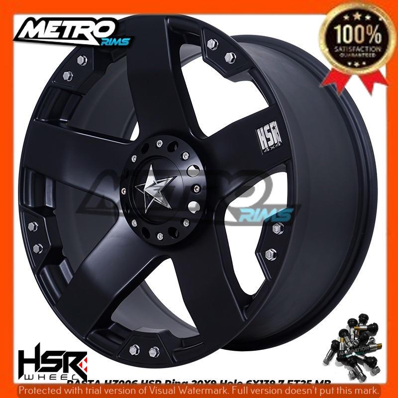 VELG MOBIL RACING RING 20 R20 HSR RASTA COCOK UNTUK MOBIL TRITON EVEREST BLAZER COLORADO PAJERO DLL