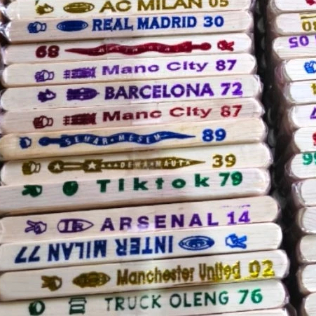 stik sablon emas 90 pcs / stik adu gebrak / mainan stik adu