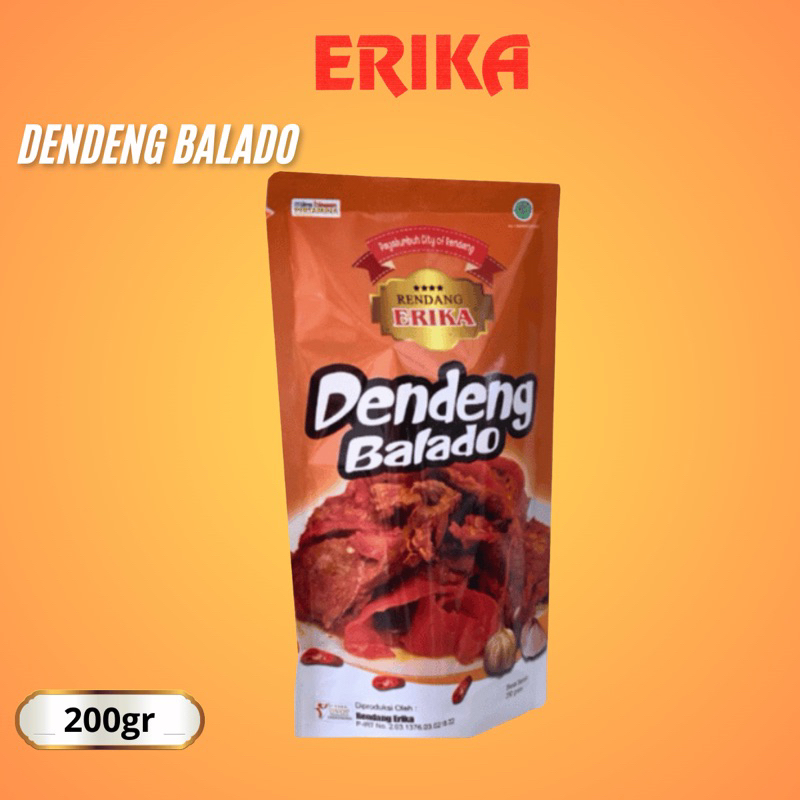 

ERIKA - Dendeng Lambok Balado Merah 500gr Khas Padang