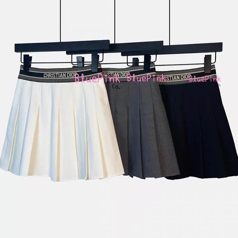 Bluepinkco Chrstian Dior CD Celana Rok Pendek Mini Korean Import Women / celana Mini Tennis Skirt Sk