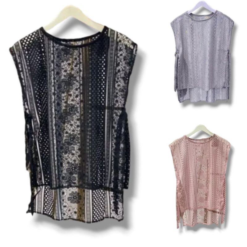 vest brukat ld 130 ves rompi wanita ves jumbo