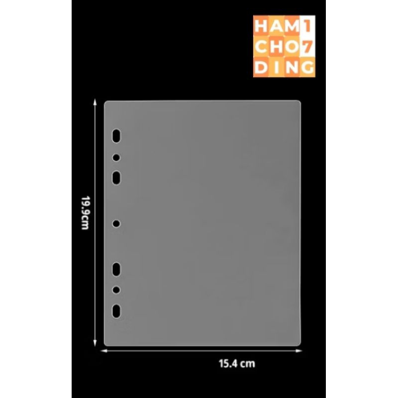 

Sekat Binder A5 / Pembatas Binder A5, A5+