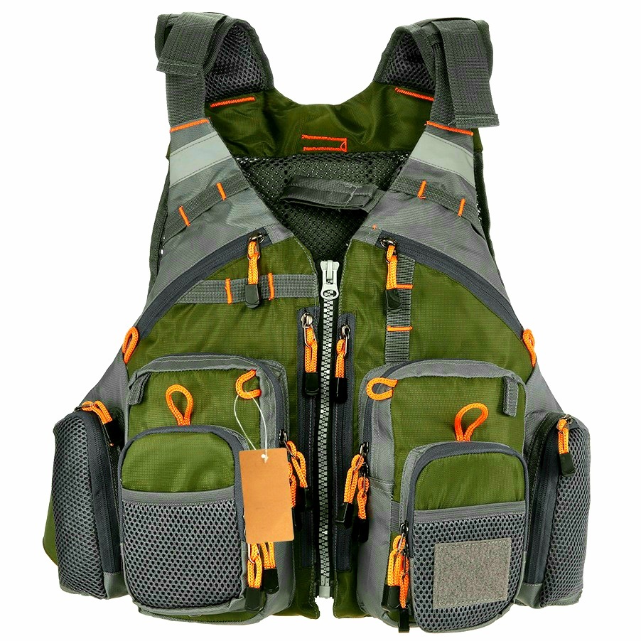 Rompi Mancing Multi Slot Fishing Life Jacket Fishing Vest Quick Dry Jacket All Size