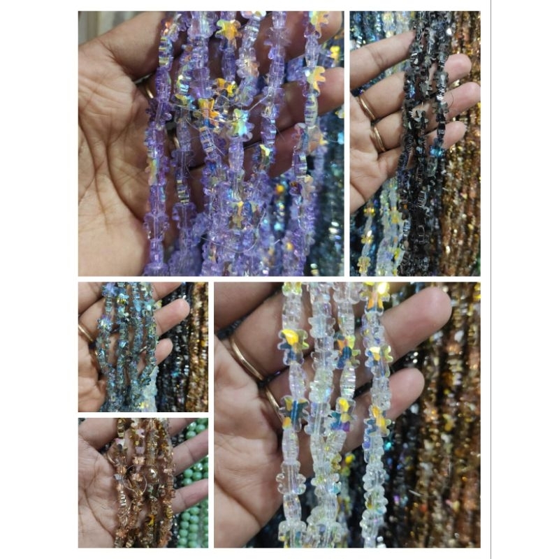 (±80pcs)kristal beruang grade AAA