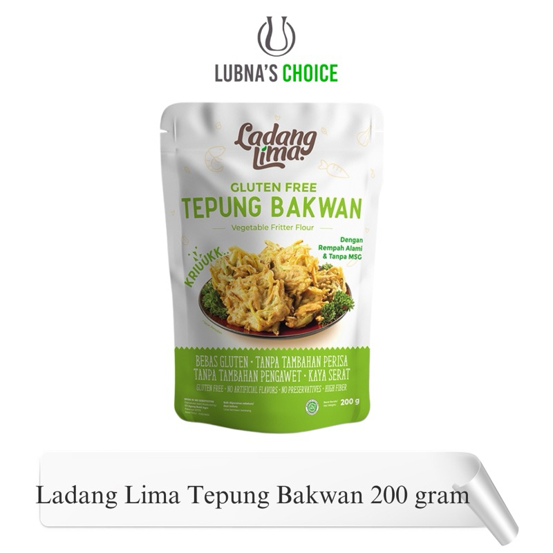 

Ladang Lima - Tepung Bakwan Gluten Free 200g