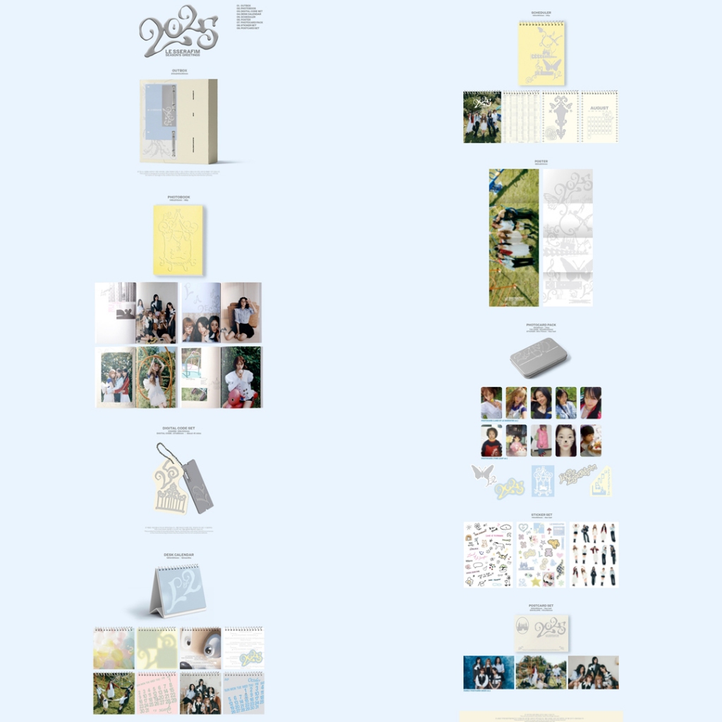 [sharing] LE SSERAFIM 2025 SEASON'S GREETINGS