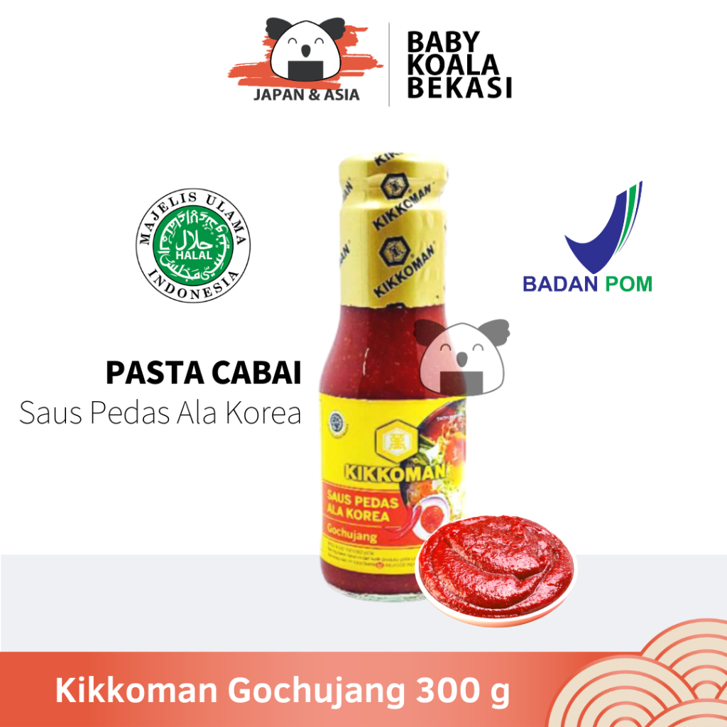 

KIKKOMAN Gochujang Sauce 300 g Halal. - Bekasi