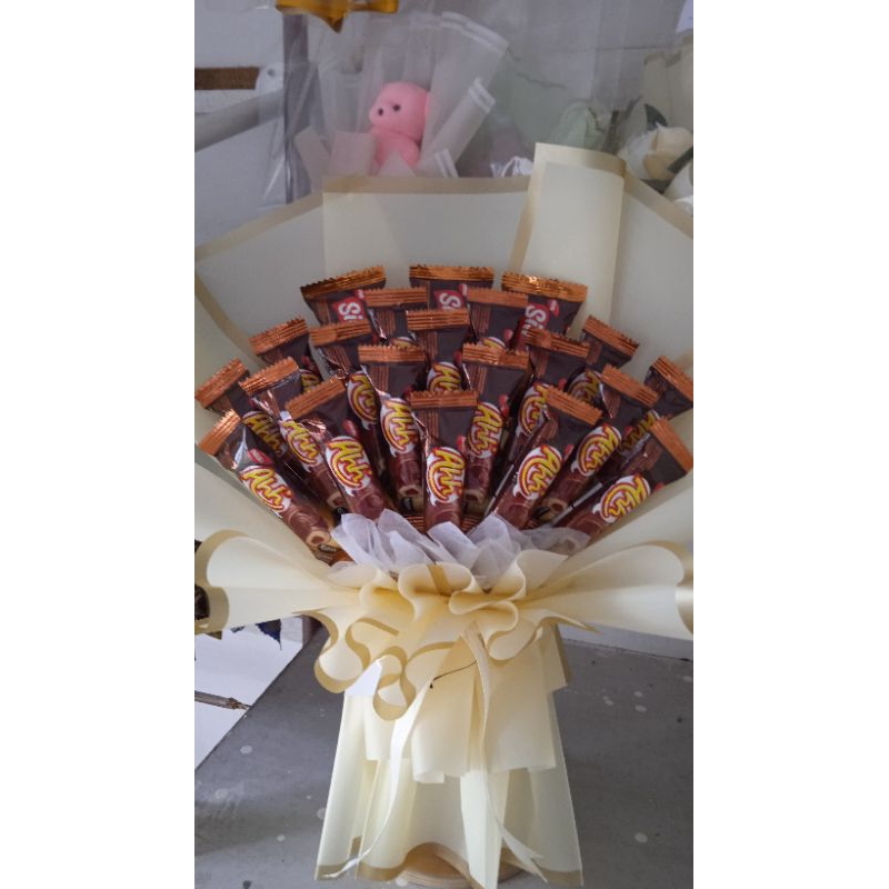 

Buket snack Rp35.000 low budget|Handbuket_Albanjari