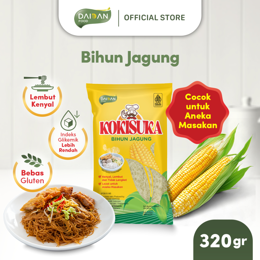 

Kokisuka Bihun Jagung 320 gr