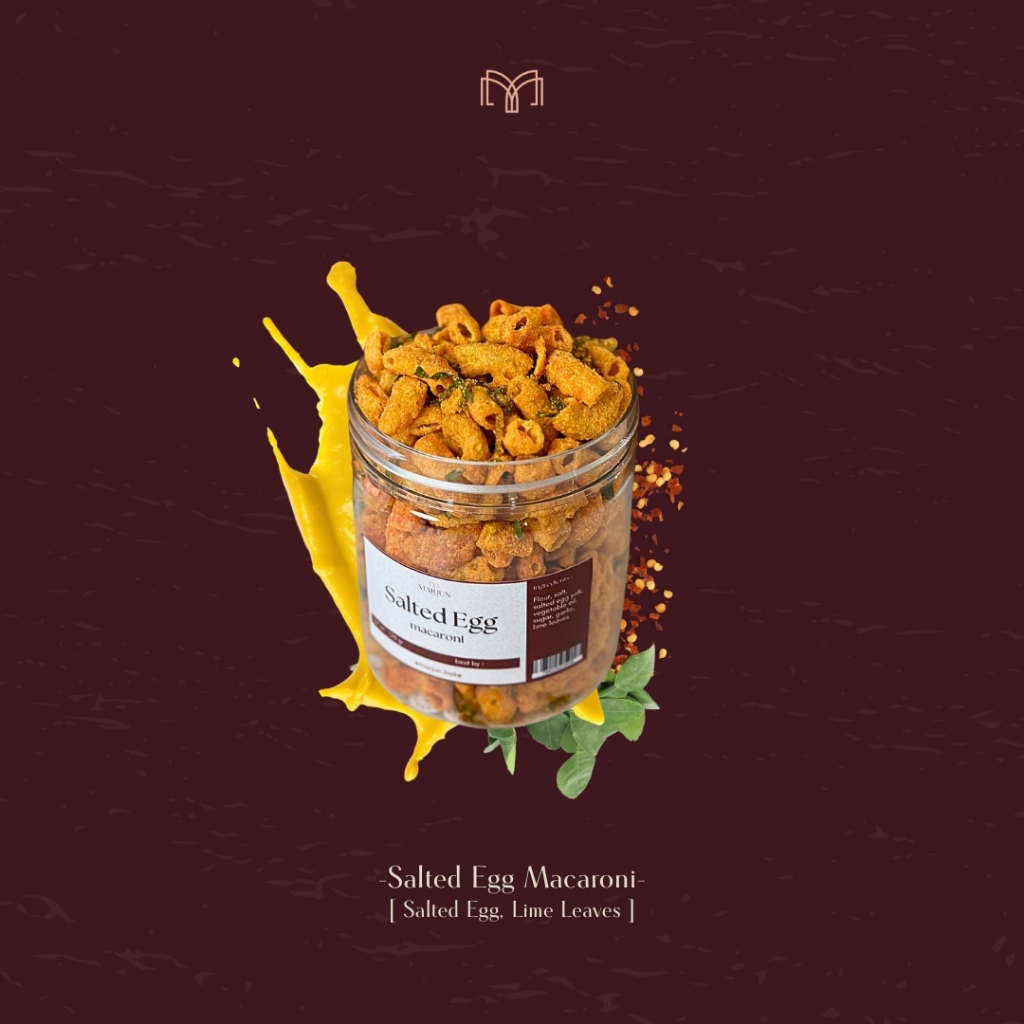 

SALTED EGG MACARONI by Marjun Bake