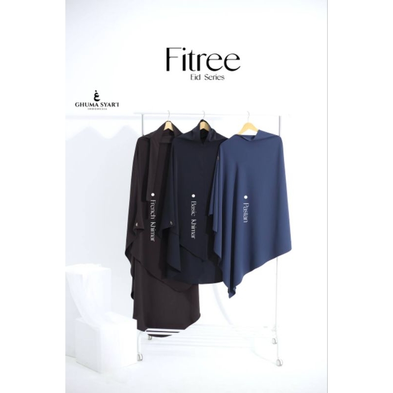 Khimar Fitree by Ghuma Syar'i French Khimar Pashmina Instan Khimar Basic