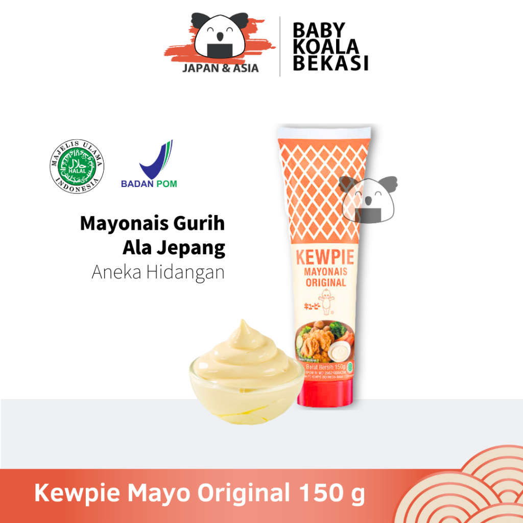 

KEWPIE Mayo Original Tube 150 ml Halal │ Mayonnaise Ori - Bekasi