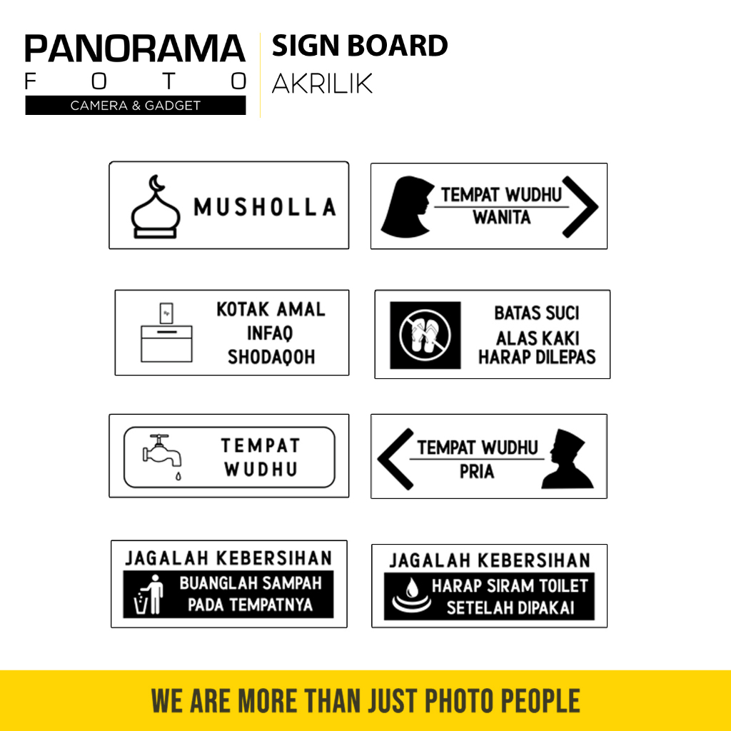

Papan Akrilik Sign Board Custom Musholla/Masjid