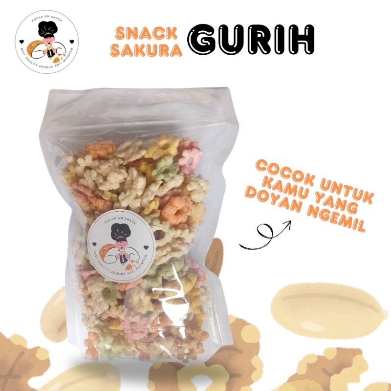 

CEMILAN SNACK SAKURA GURIH 195GRAM