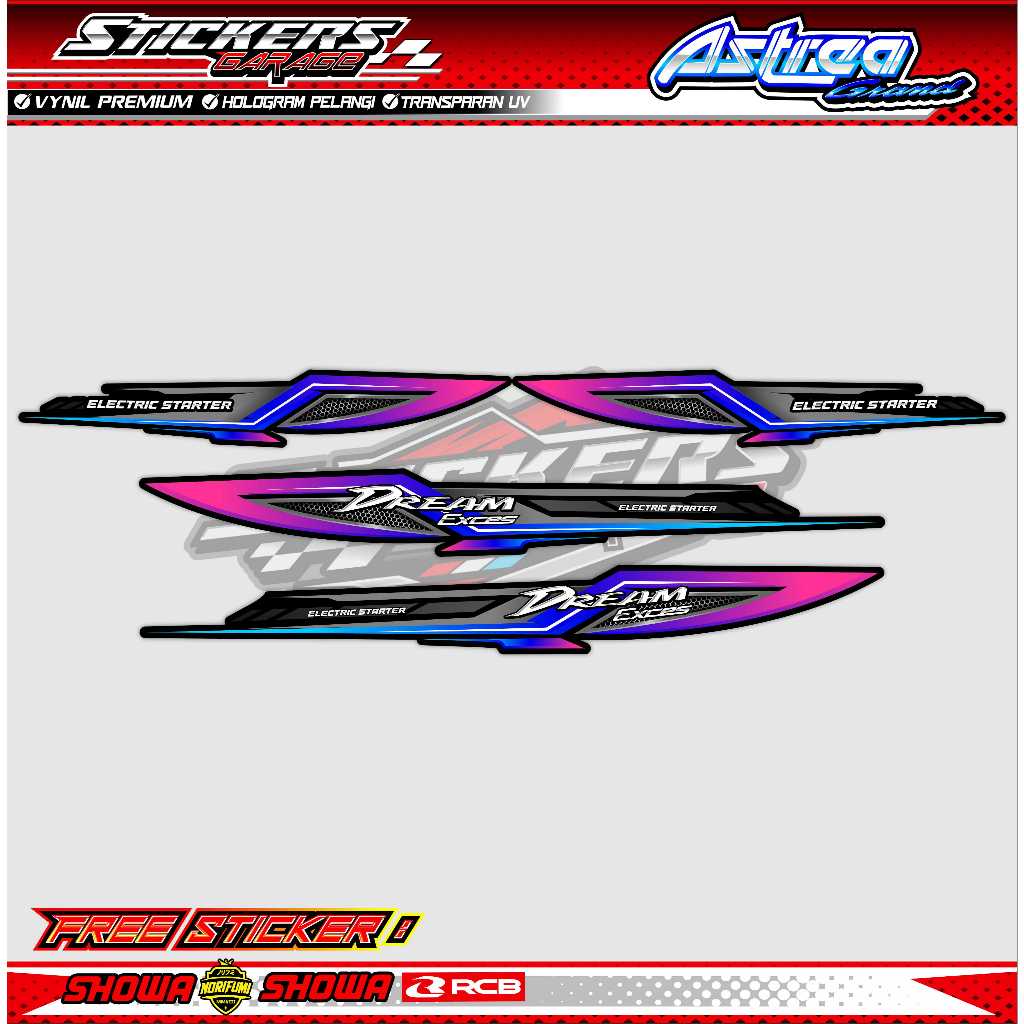 STRIPING VARIASI HONDA ASTREA GRAND / STICKER LIST MOTOR HONDA ASTREA GRAND