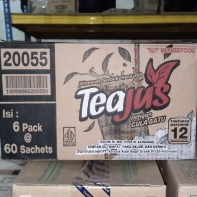 

Teajus Gula Batu 8gr 1box@360pcs