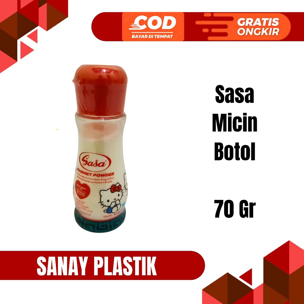 

SASA MSG PENYEDAP MAKANAN BOTOL 70 GRAM