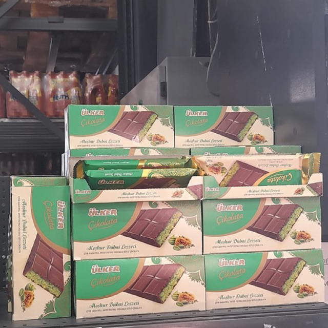 Navi_Lezatoz Dubai Chocolate / Cokelat Dubai Viral Merk Ulker Asli Turki