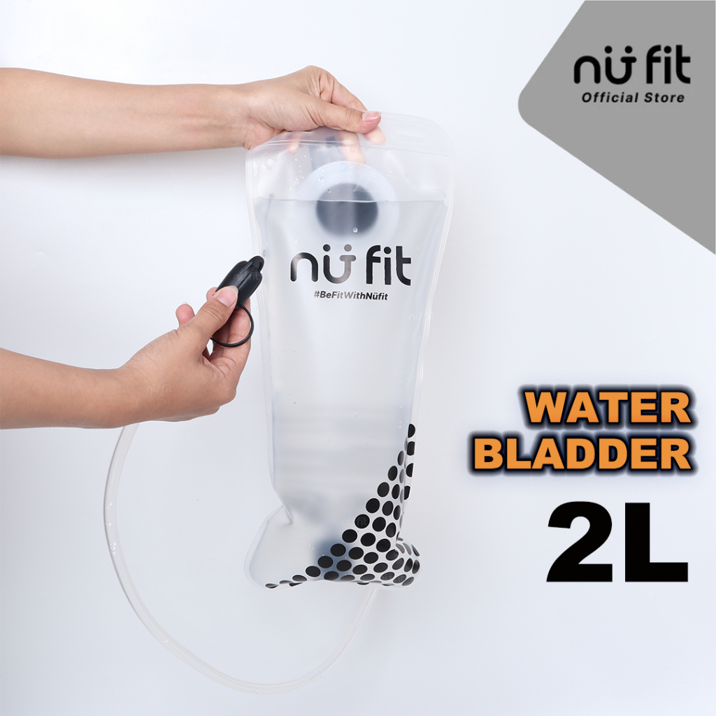 Nu Fit - Kantong Air Minum 2L - Kantong Air Minum Olahraga - Water Bladder - Tempat Air Minum Portab