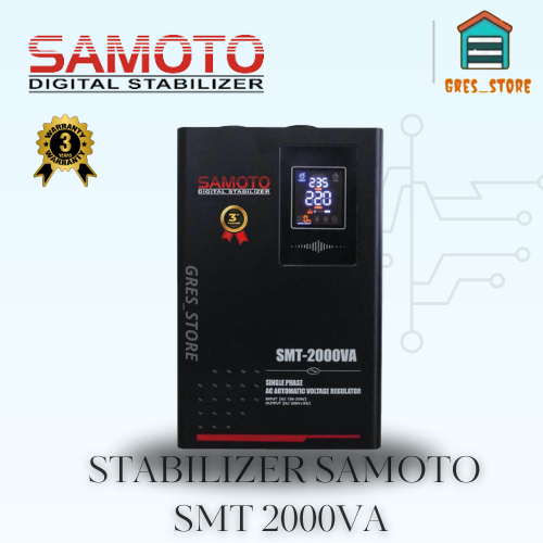 SAMOTO Stabilizer 2000VA Stavolt Single Phase Stavolt SMT2000VA Stabiliser SMT