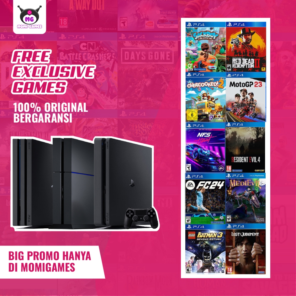 PS4 PS 4 Hen 9 Second Fat Slim Pro Free Games Hen Garansi 1 Tahun