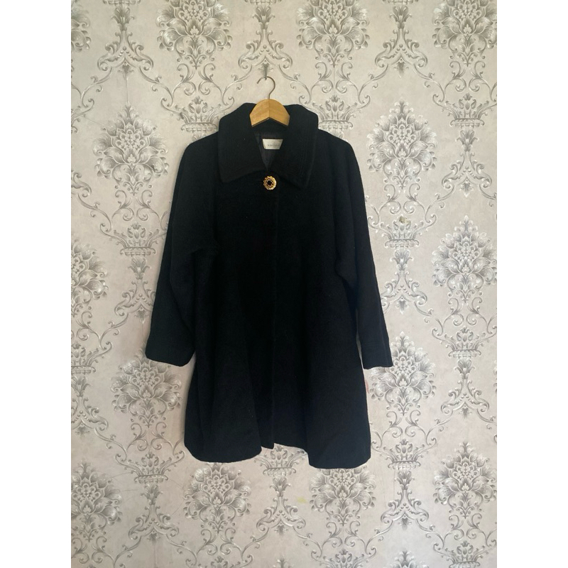 coat wool premium wanita/coat wool mekar /coat winter spring autumn