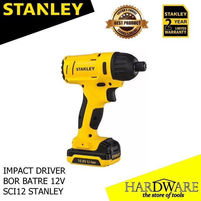 STANLEY SCI12 SCI12 10.8V 12V LI-ION IMPACT DRIVER BOR CORDLESS OBENG