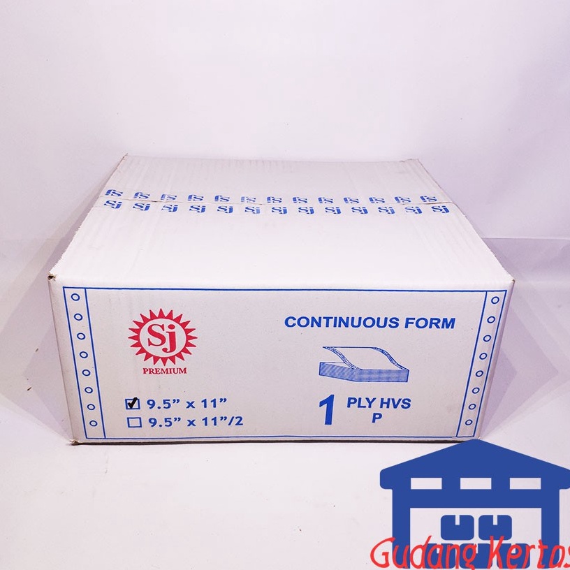 

KODE 89AFI SJ Premium Continuous Form 95 x 11 1 Ply HVS