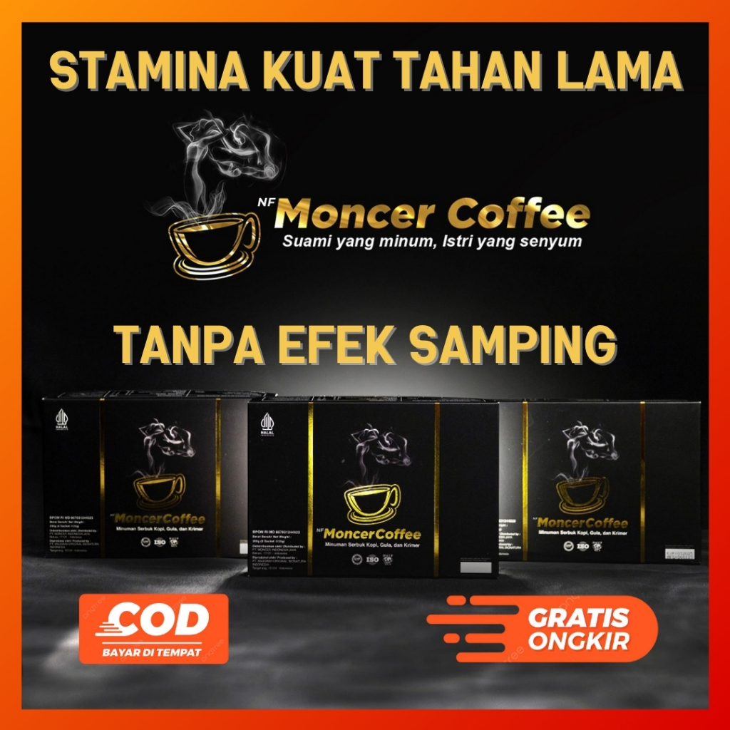 

Monceer Coffee Original Kopi Stamina Pria Perkasa Kuat Tahan Lama Di Ranjang Penambah Gairah Alami