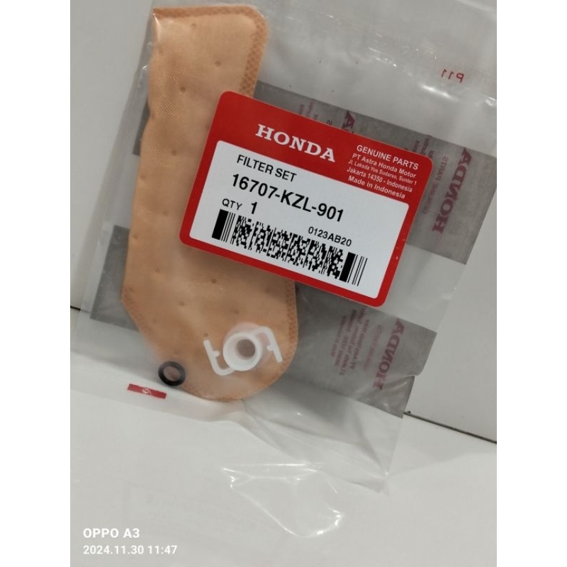 Honda Filter Set KZL-901 Filter Fuel Pump BeAT FI Scoopy Fi