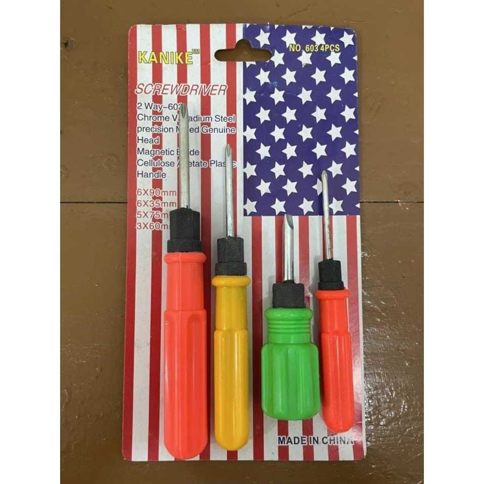 obeng satu set panjang pendek/ obeng panjang pendek USA/SCREWDRIVER