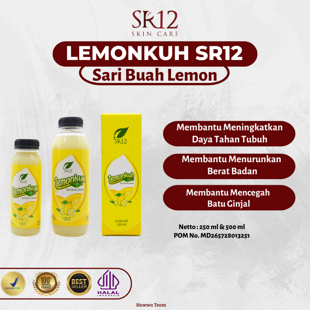 

MINUMAN DIET SARI BUAH LEMON - LEMONKUH SR12-SARI LEMON MURNI-MINUMAN SEHAT-HALAL-BPOM