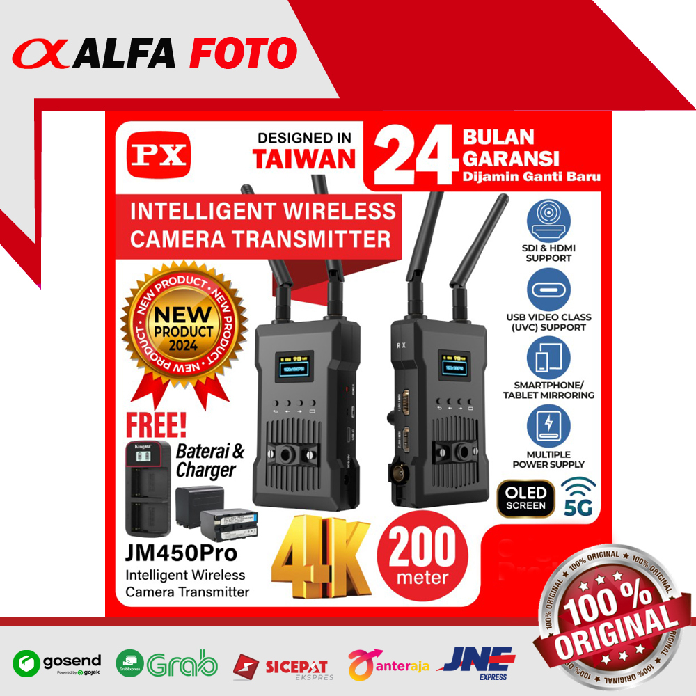 PX JM450Pro Wireless Camera Video Transmitter System HDMI SDI UVC JM 450 Pro jm450 pro