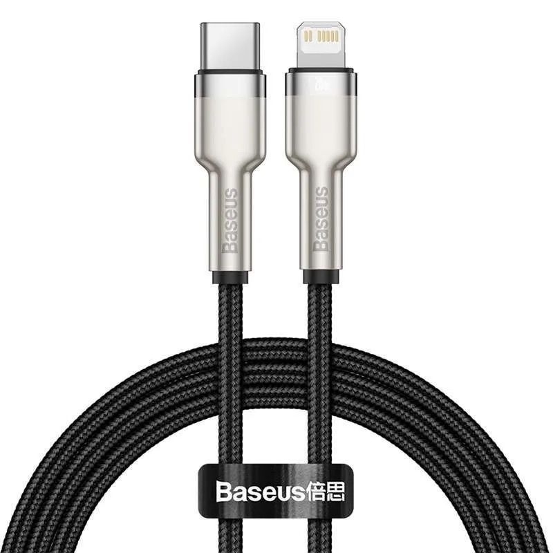 KABEL METAL DATA BASEUS CAFULE TYPE-C TO IP(LIGHTNING) PD 20W 1M