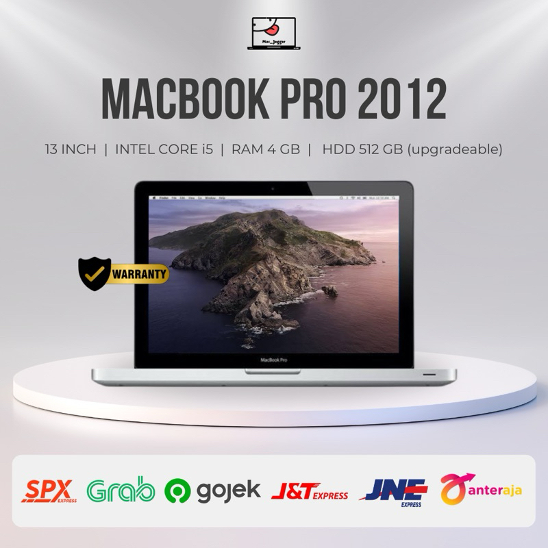 Macbook Pro 13inch 2012 | Ram 4 GB | 8 GB | 16 GB | SSD 128 GB | 256 GB | HDD 512 GB