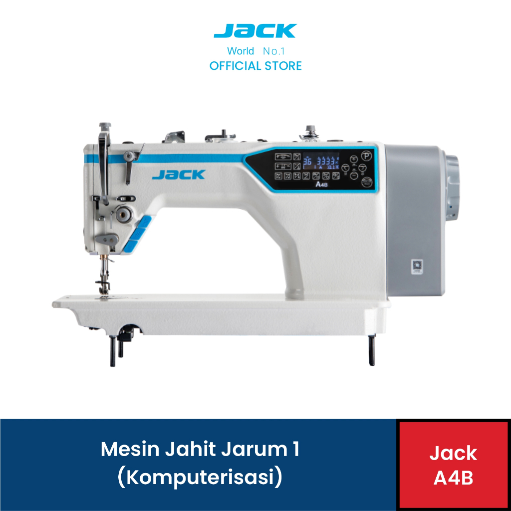 Mesin Jahit Industrial JACK A4-B - Kapasitas Tinggi dan Otomatis