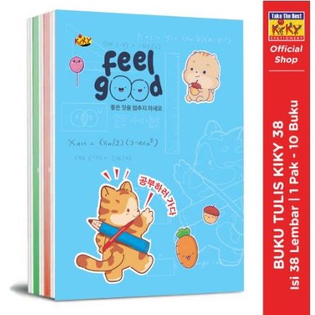 

KODE M7AYB 1 Pack 1 Pcs Buku Tulis KIKY Isi 38 Lembar Buku Sekolah Kiky Buku Tulis Biasa Kwarto