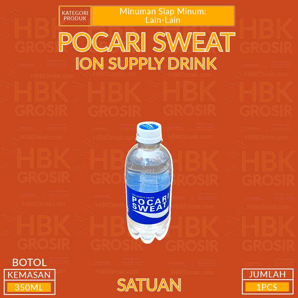 

Ion Supply Drink Pocari Sweat Kemasan Botol 350ML [HBK GROSIR - Hemat Beragam Komplit]