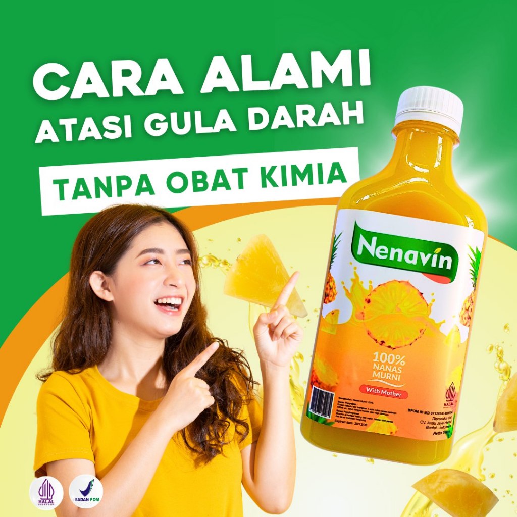 

NENAVIN Cuka Nanas 300ml Jaga Kadar Gula Darah Tingkatkan Kesuburan Turunkan Berat Badan