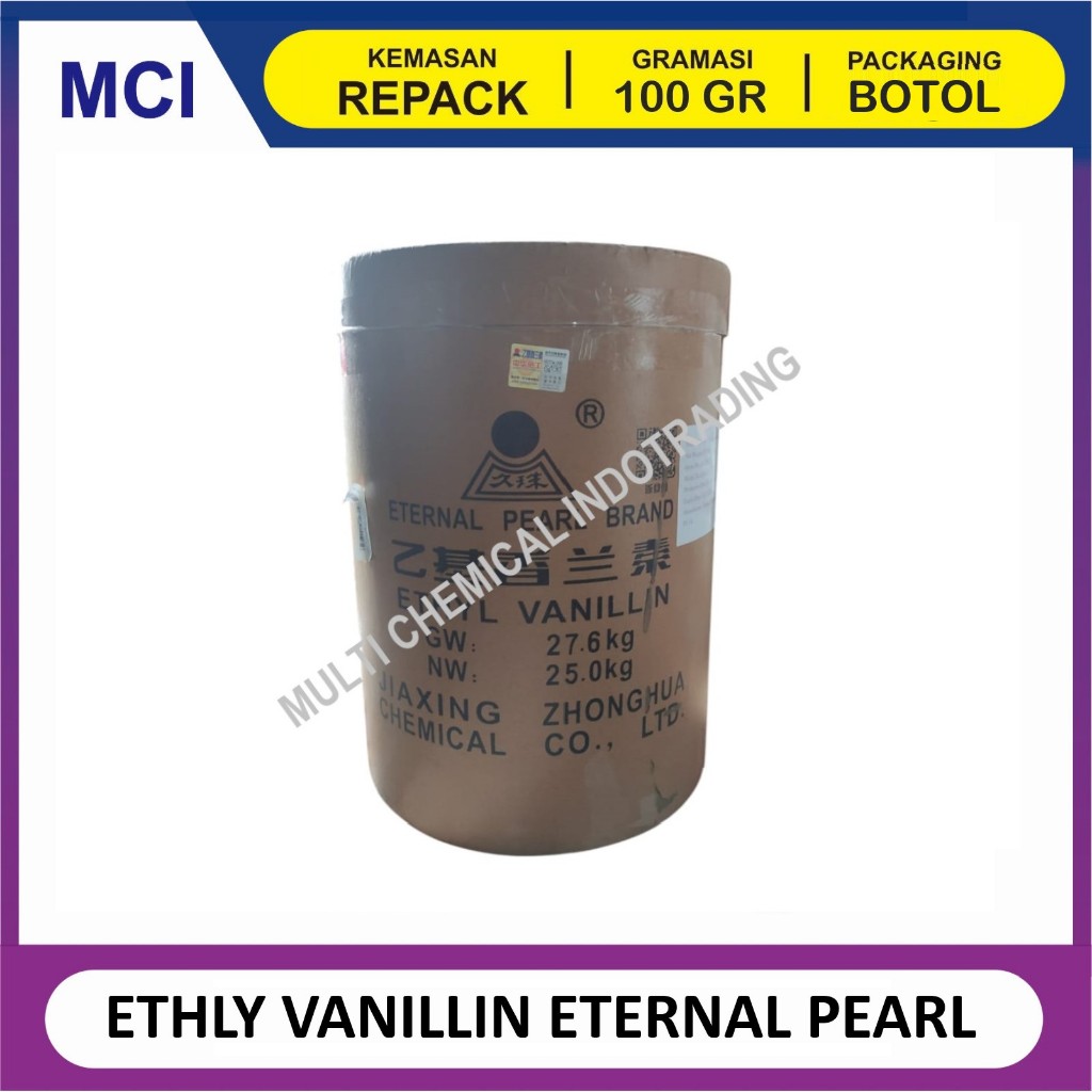 

ETHYL VANILLIN ETERNAL PEARL / BUBUK VANILLA ETHYL - REPACK 100 GR